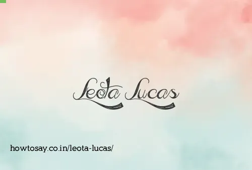 Leota Lucas