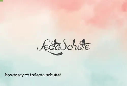 Leota Schutte