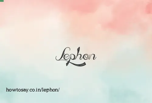 Lephon