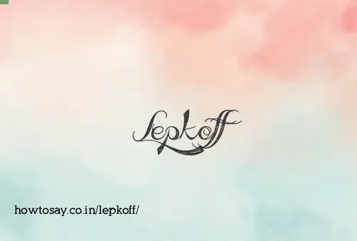 Lepkoff