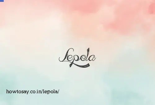 Lepola