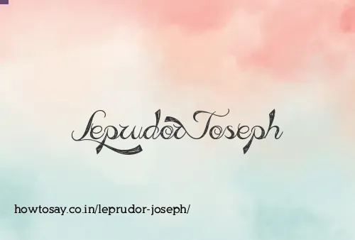 Leprudor Joseph