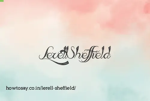 Lerell Sheffield