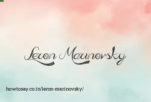 Leron Marinovsky