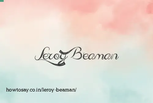 Leroy Beaman