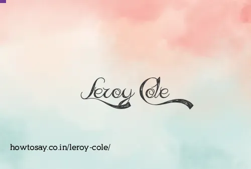 Leroy Cole