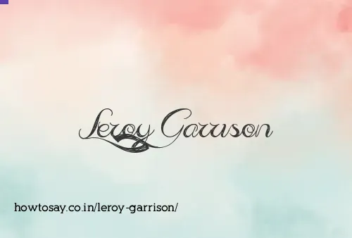 Leroy Garrison