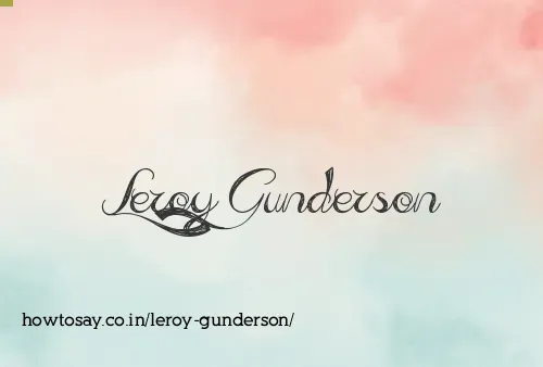 Leroy Gunderson