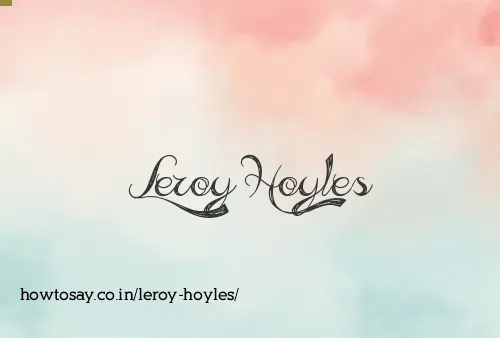Leroy Hoyles