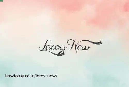 Leroy New