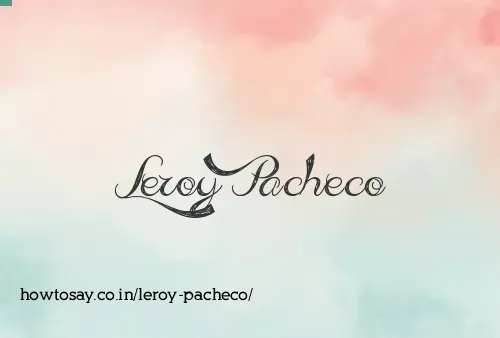 Leroy Pacheco