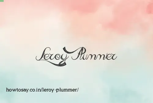 Leroy Plummer