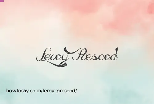 Leroy Prescod