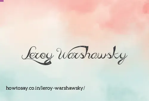 Leroy Warshawsky