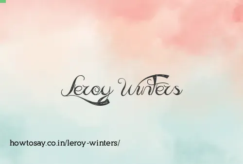 Leroy Winters