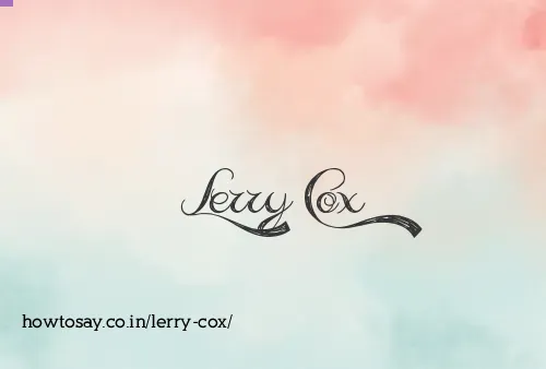 Lerry Cox