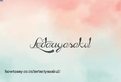 Lertariyasakul