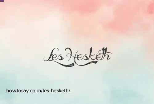 Les Hesketh