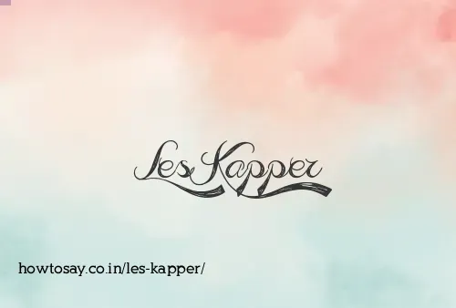 Les Kapper