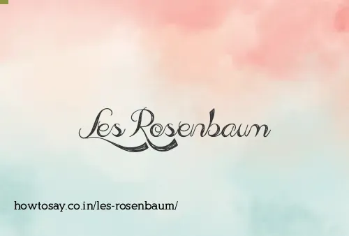Les Rosenbaum