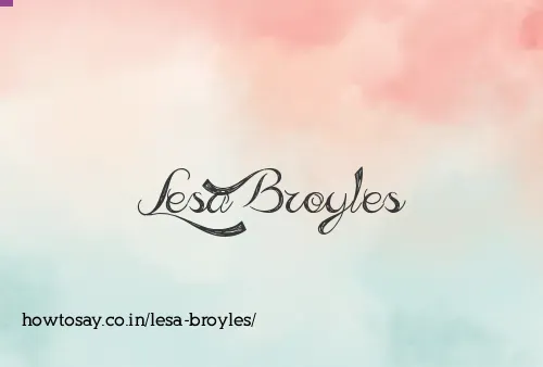 Lesa Broyles