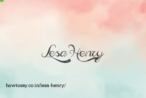 Lesa Henry
