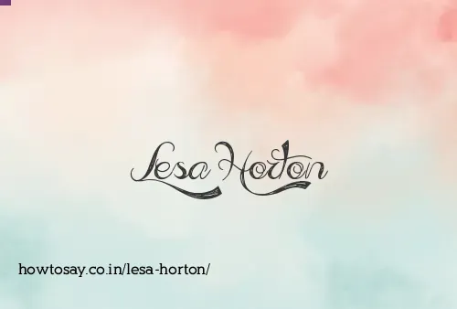 Lesa Horton