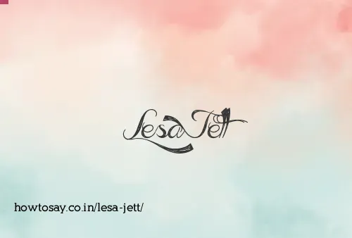 Lesa Jett