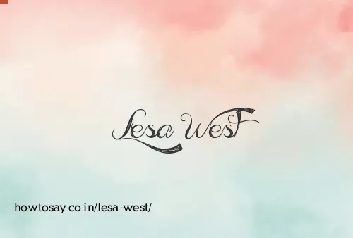 Lesa West
