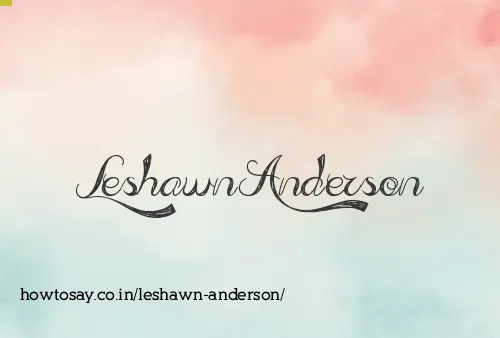 Leshawn Anderson