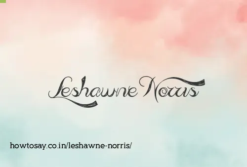 Leshawne Norris