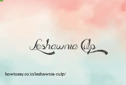 Leshawnia Culp