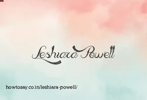 Leshiara Powell
