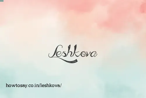 Leshkova