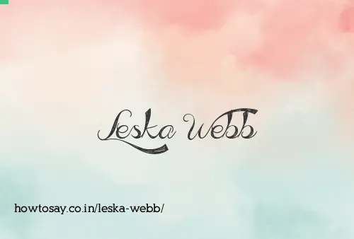 Leska Webb