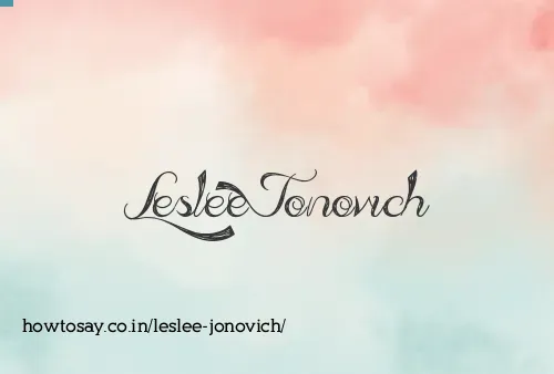 Leslee Jonovich