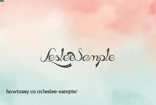 Leslee Sample