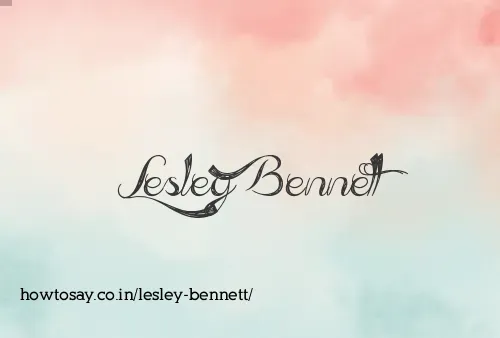 Lesley Bennett