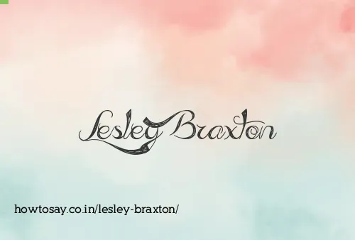 Lesley Braxton