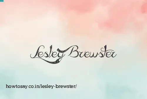 Lesley Brewster