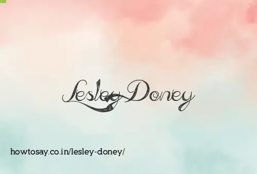 Lesley Doney
