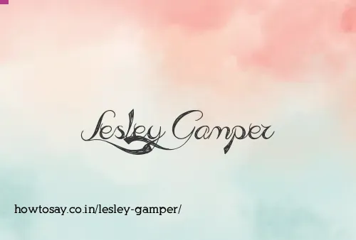 Lesley Gamper