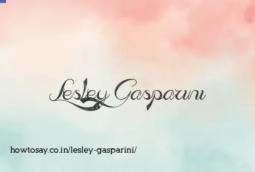 Lesley Gasparini