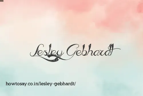 Lesley Gebhardt