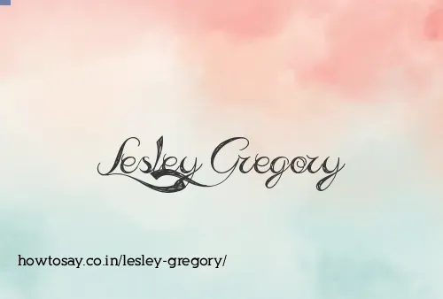 Lesley Gregory