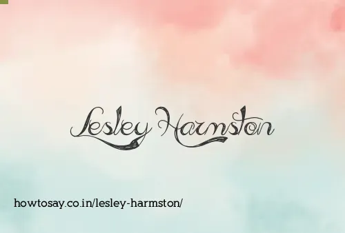 Lesley Harmston