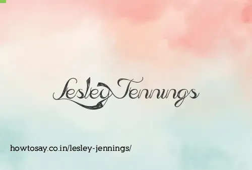 Lesley Jennings