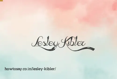 Lesley Kibler