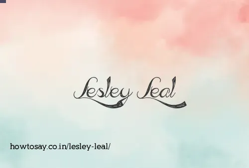 Lesley Leal