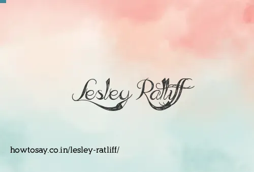 Lesley Ratliff